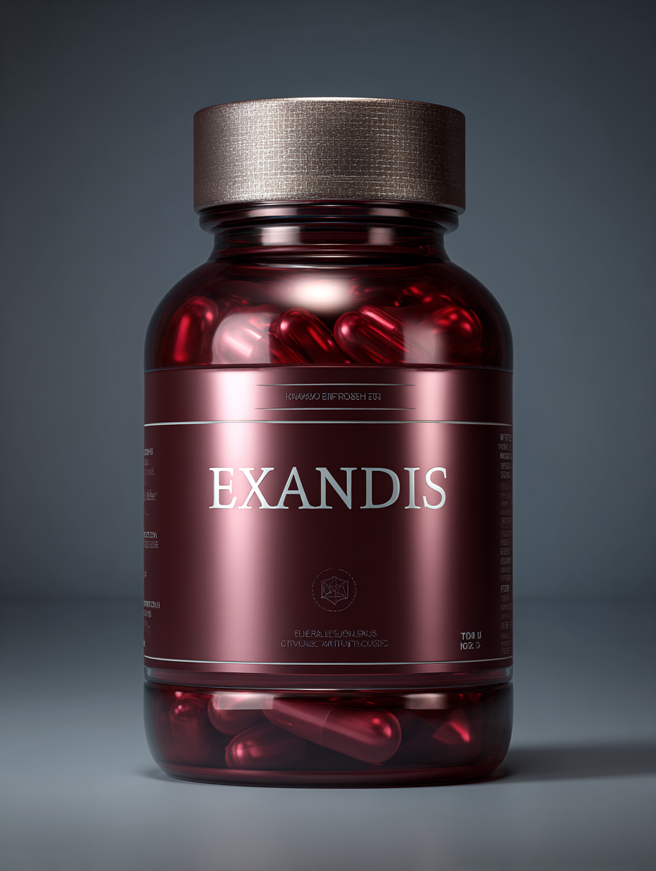 Exandis - prírodný doplnok stravy v tabletách na podporu krvného obehu a fyziologických funkcií, balenie obsahuje 60 tabliet v zelenej krabičke